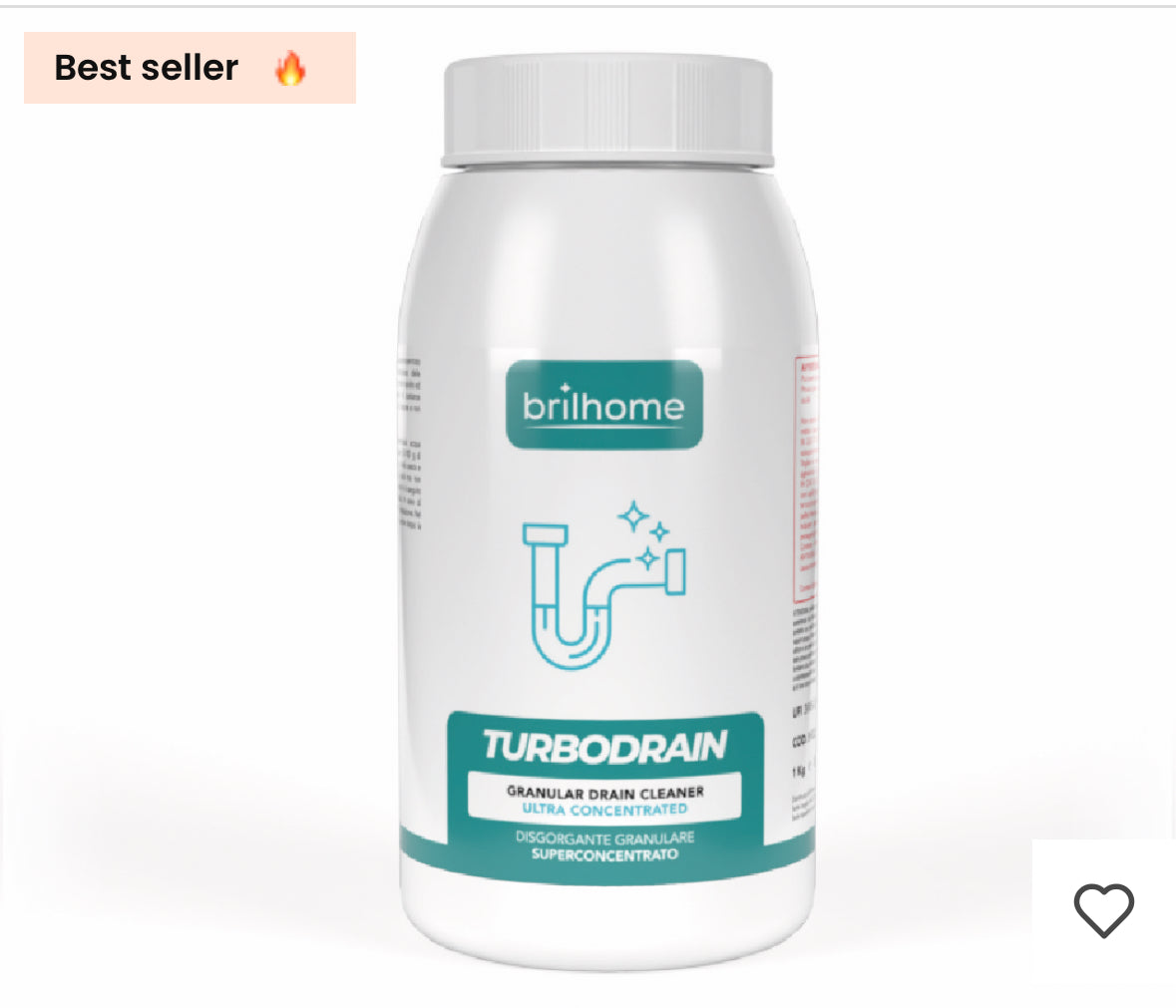 Turbodrain – Déboucheur en granules super concentré