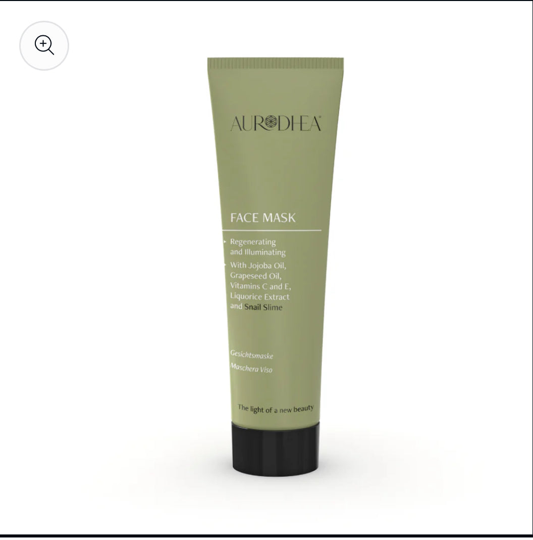 MASQUE ÉCLAIRCISSANT ILLUMINATEUR À LA VITAMINE C ET A LA BAVE D’ESCARGOT