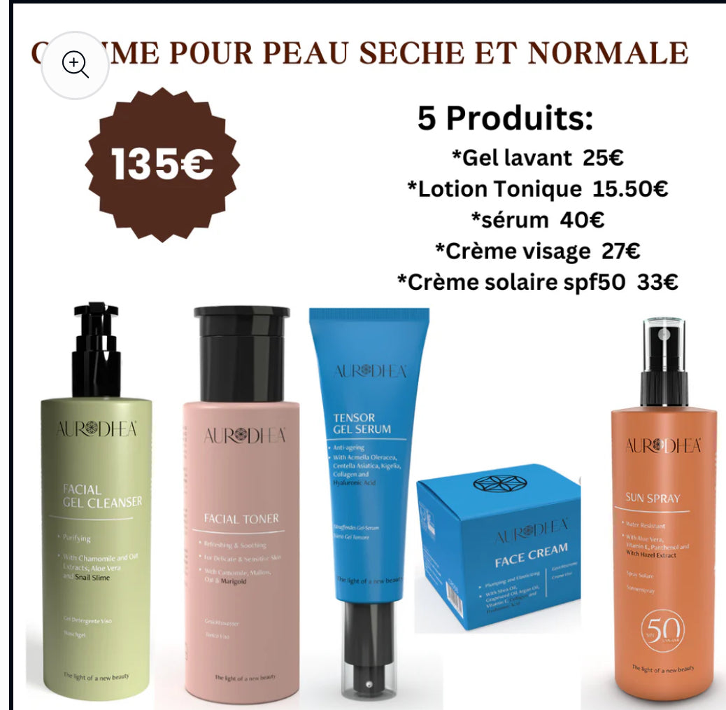 GAMME POUR PEAU SECHE ET NORMALE