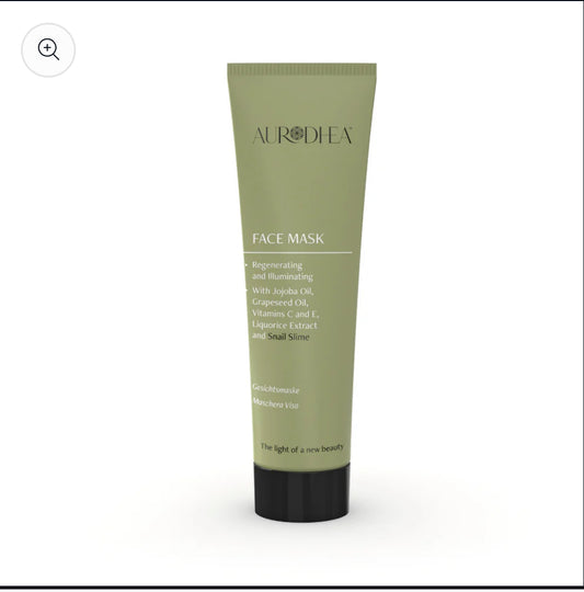 MASQUE ÉCLAIRCISSANT ILLUMINATEUR À LA VITAMINE C ET A LA BAVE D’ESCARGOT