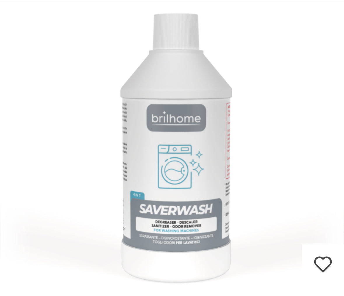 Saverwash - Nettoyant pour l'entretien des lave-linge
300 ml